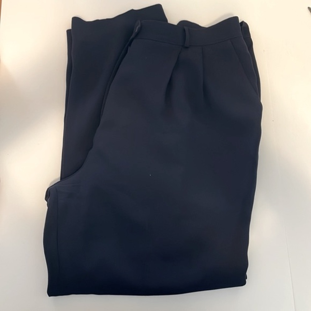 Blu’s Womens Wear High Rise Pleated Pants Blue Size 16